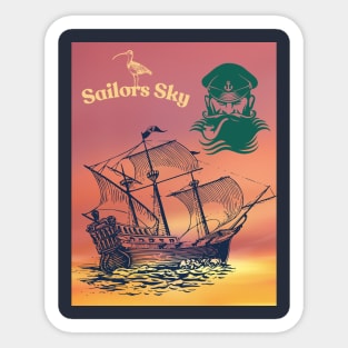 Sailors sky Sticker